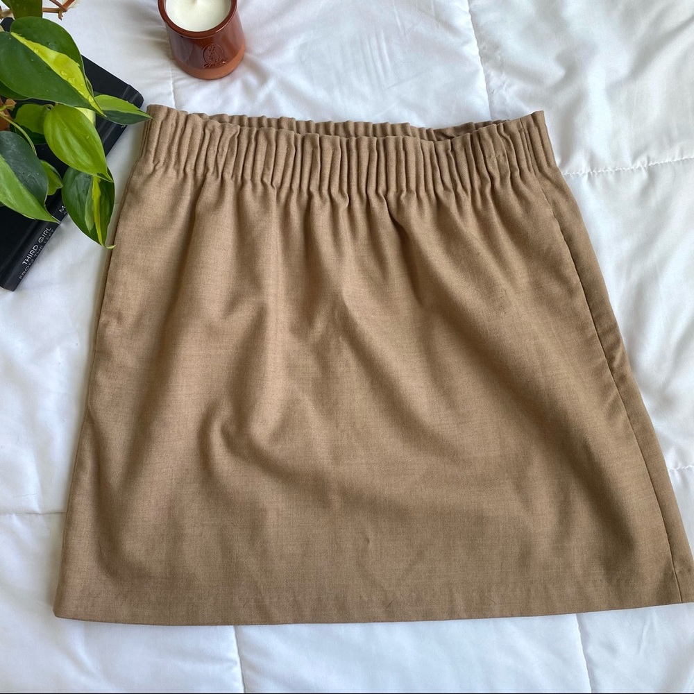 J.Crew pull on pleated skirt